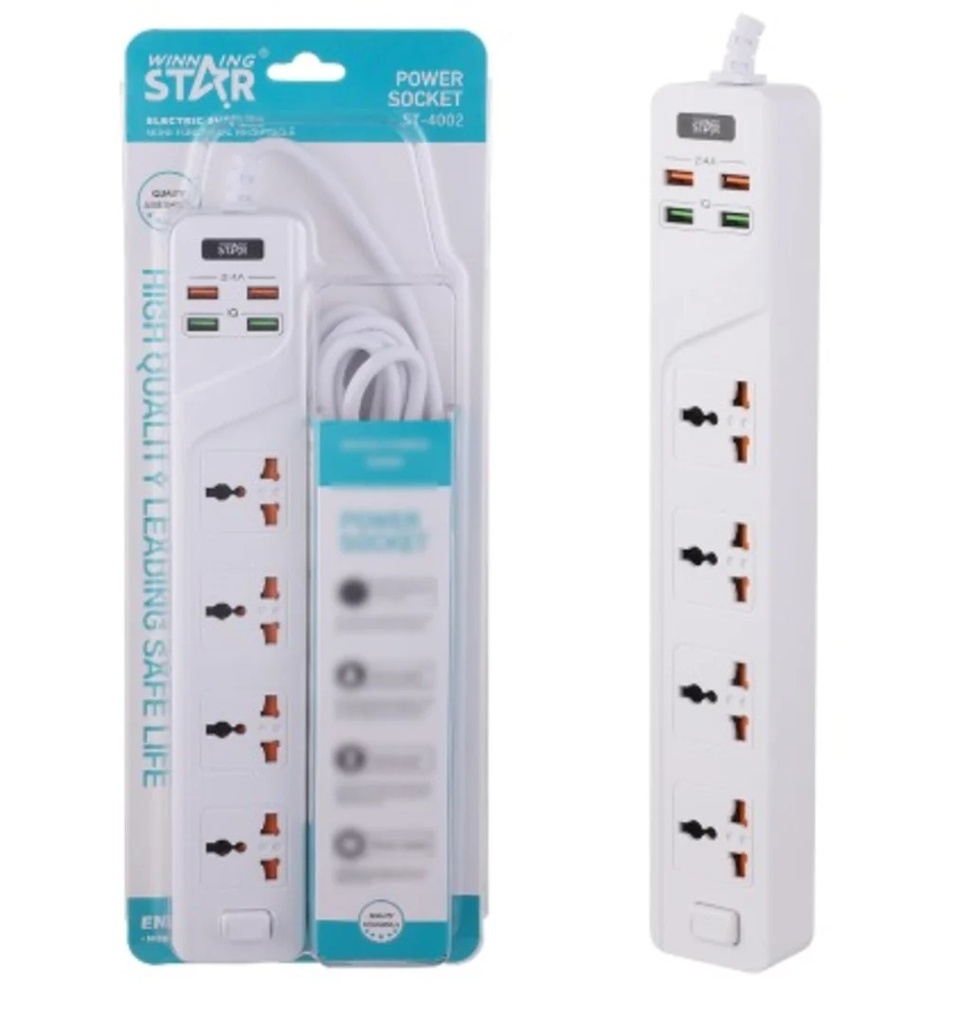 Winning star power socket ST-4009