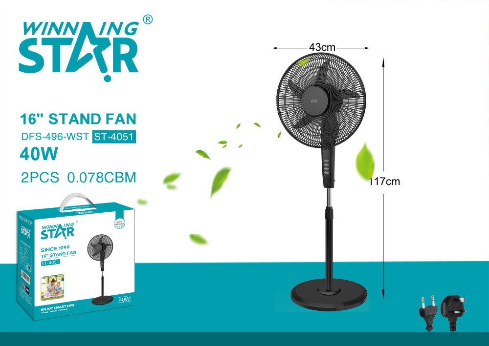 Winning star stand fan DFS-496 ST-4051
