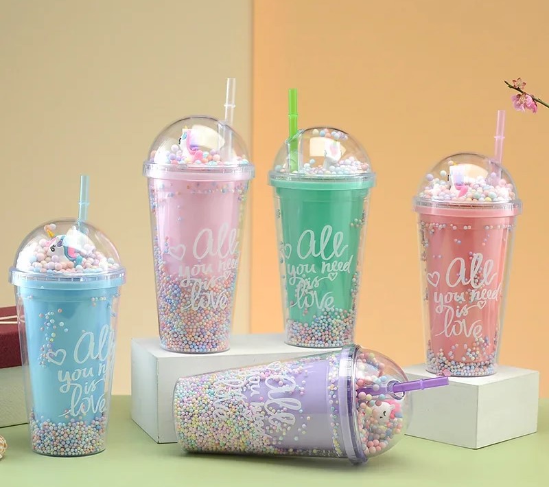 Design by lok your Woo Art 18oz/480ml Glass Cup 980789