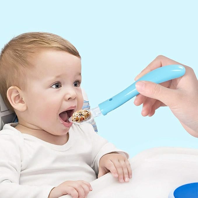 Baby Silicone Spoon 0m+ZZX:8045