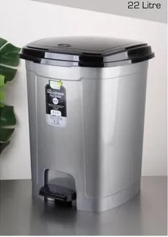 Poly Time Pedal Dustbin E-254 22l