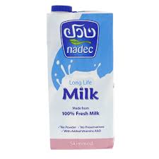 Nadec Milk Skimmed 1ltr