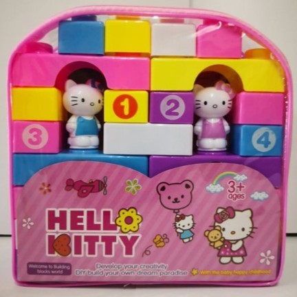 Hell kitty building blocks world No-666A