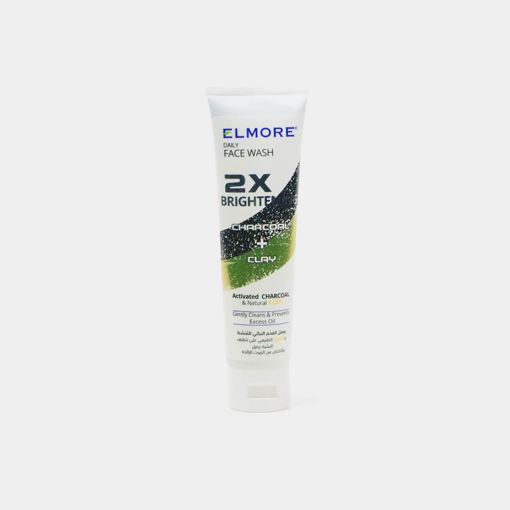 Elmore  2x Brightining charcoal-clay Daily Face Wash 50ml