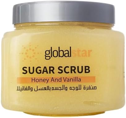 Global Star Sugar Scrub Honey And Vanilla 600ml