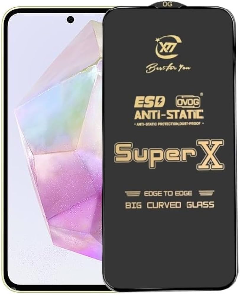 Super x Milake glass Film AIR removing Anti-Dust Anti-static for Sam A35/A55