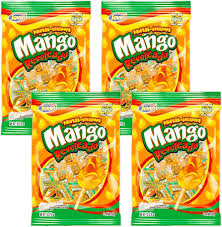 Swiss mango revolcado lollipop