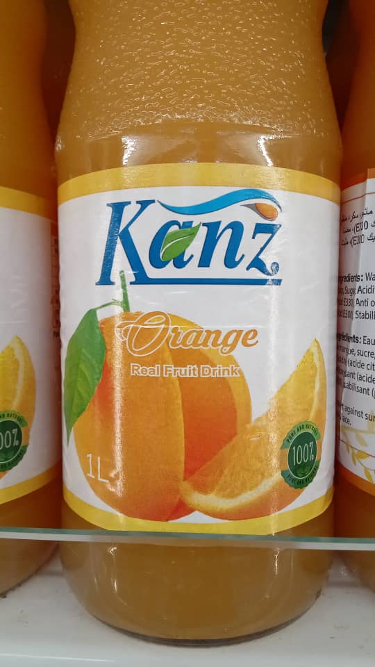 Kanz Orange Fruit Drink 1l