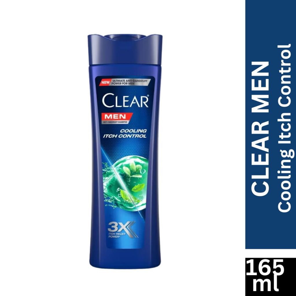 Clear men cooling itch control shampoo 165ml