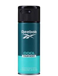 Reebok cool your body deodorant body spray 150ml