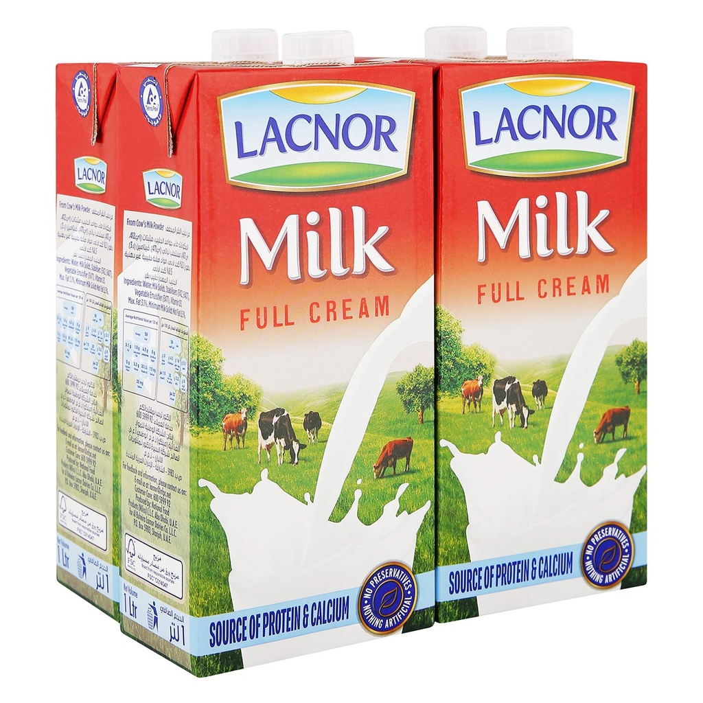 Lacnor Milk Full Cream 1l