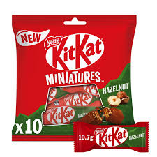 Kitkat miniatures hazelnut 107g