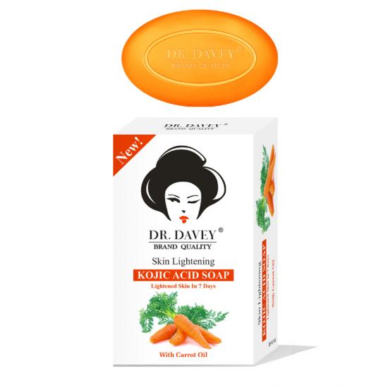 Guanjing Kojic acid Soap + Carrot Soap for Face&Body 120g