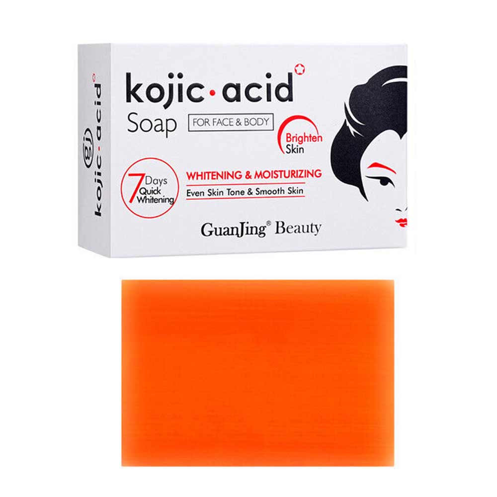 Guanjing Kojic acid Soap for face and body -120g