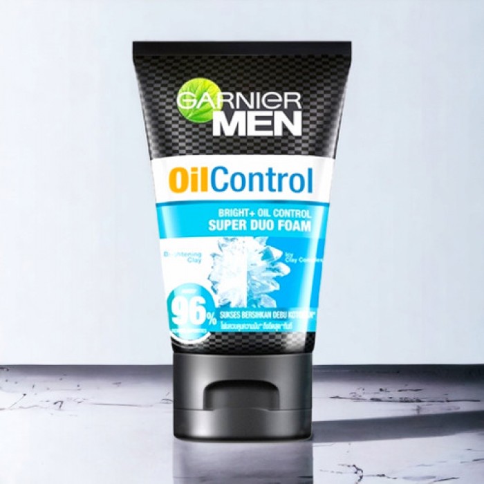 Garnier Men Oil control Super Duo foam Icy Clay  100ml
