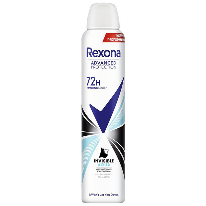 Rexona Invisible 72h Anti Stain Deo Spray 200ml