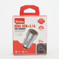 Inkax Car Charger Dual USB+3.1A