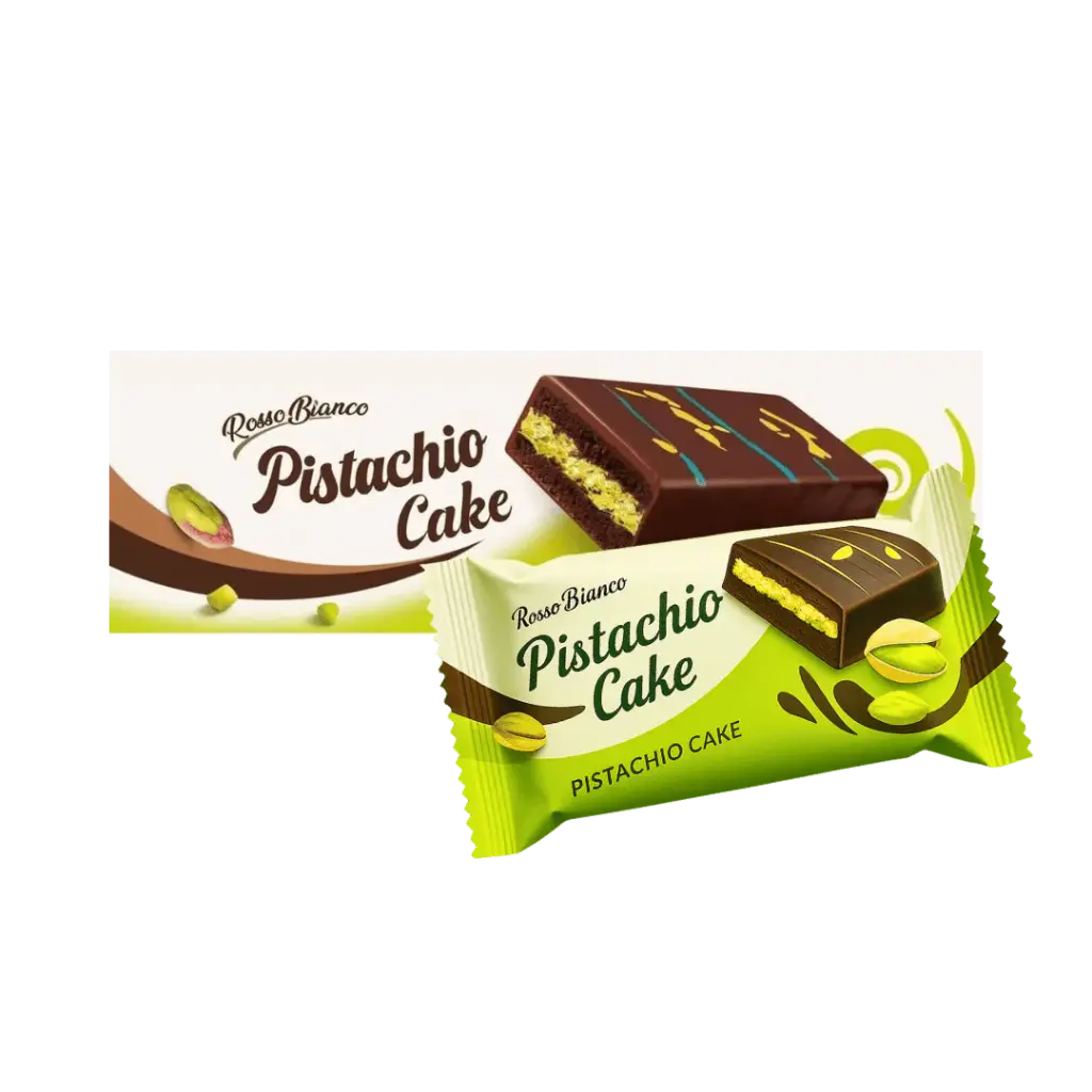 Rosso Bianco Pistachio Cake 100g