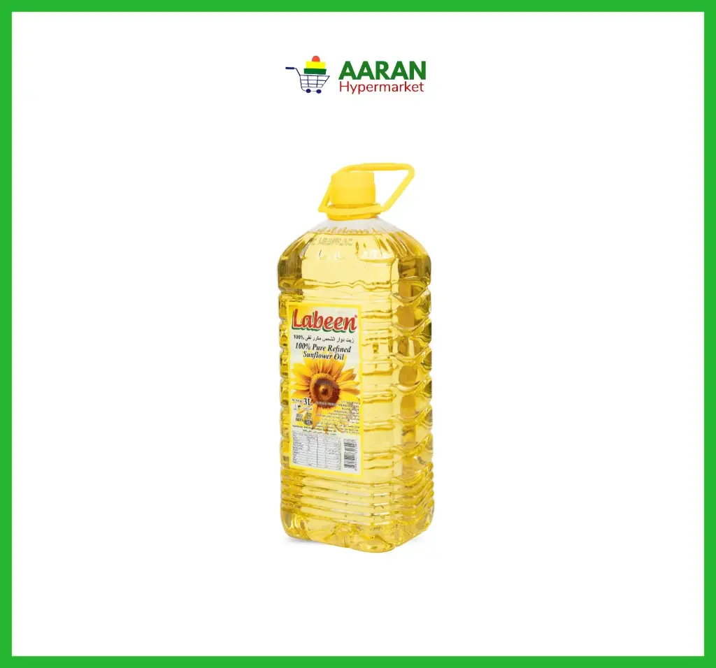 Labeen 100% Pure Refined Sunflower Oil 3ltr