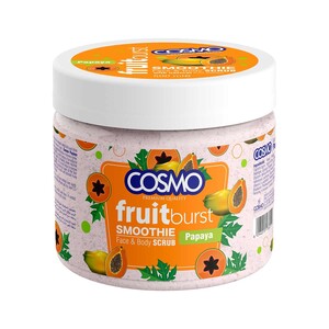 Cosmo Fruit Burst Smoothie papaya Face & Body Scrub 500ml