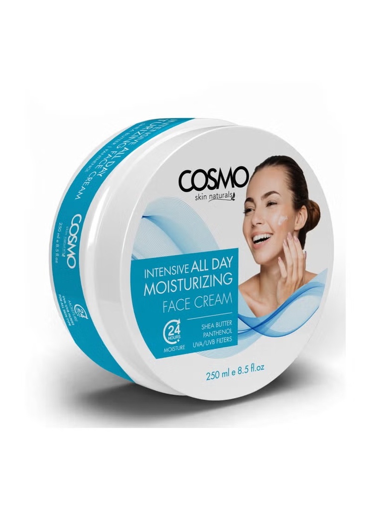 Cosmo Moisturizing Shea Butter & Panthenol Face Cream 250ml