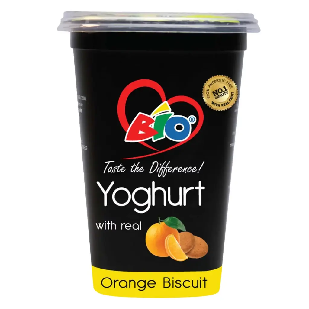 Bio Yoghurt With Real Orange Biscuit 90ml