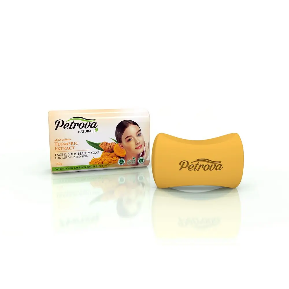 Petrova Turmeric Extract Face & Body Soap 150g