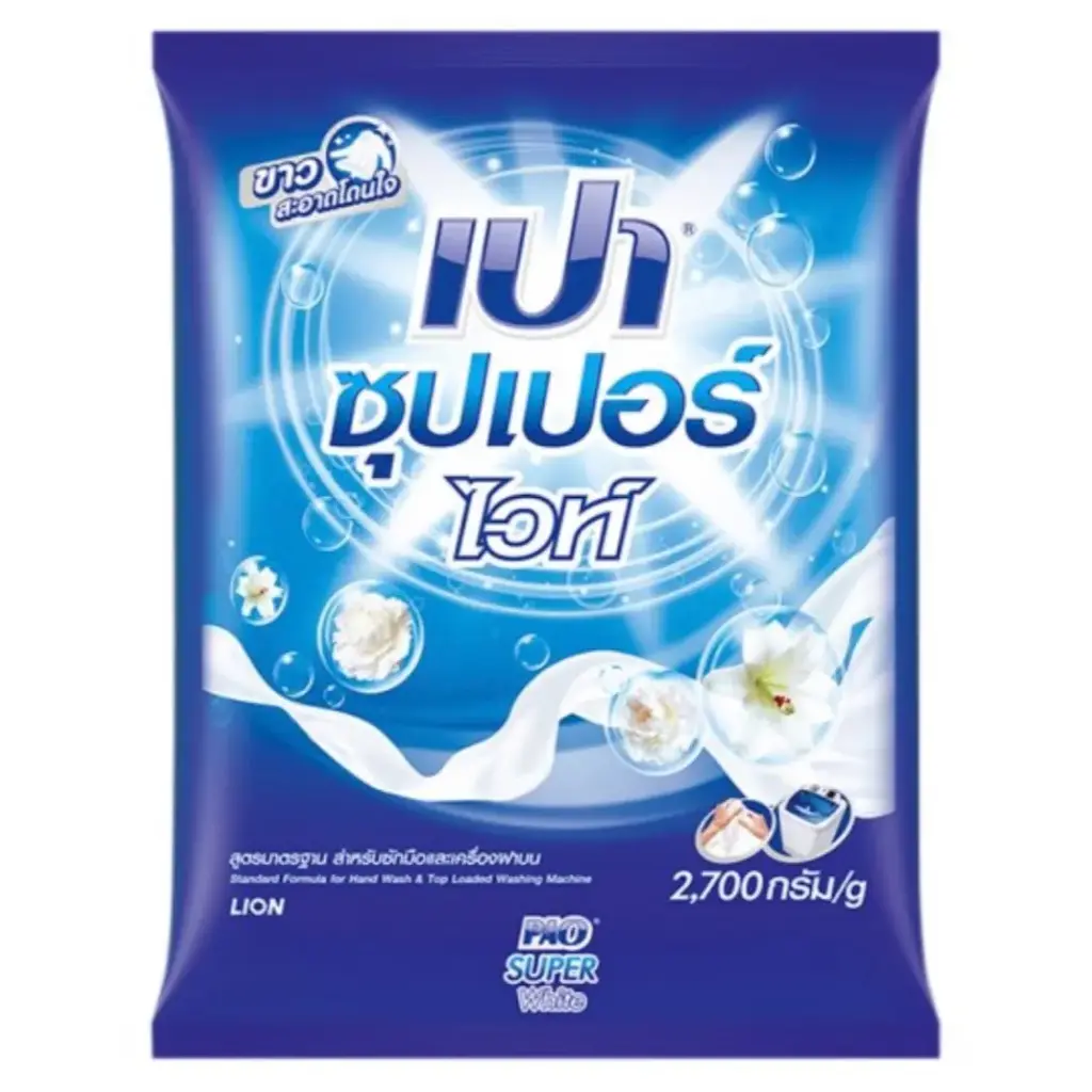 Pao White Nano Tech Detergent Powder 2700g