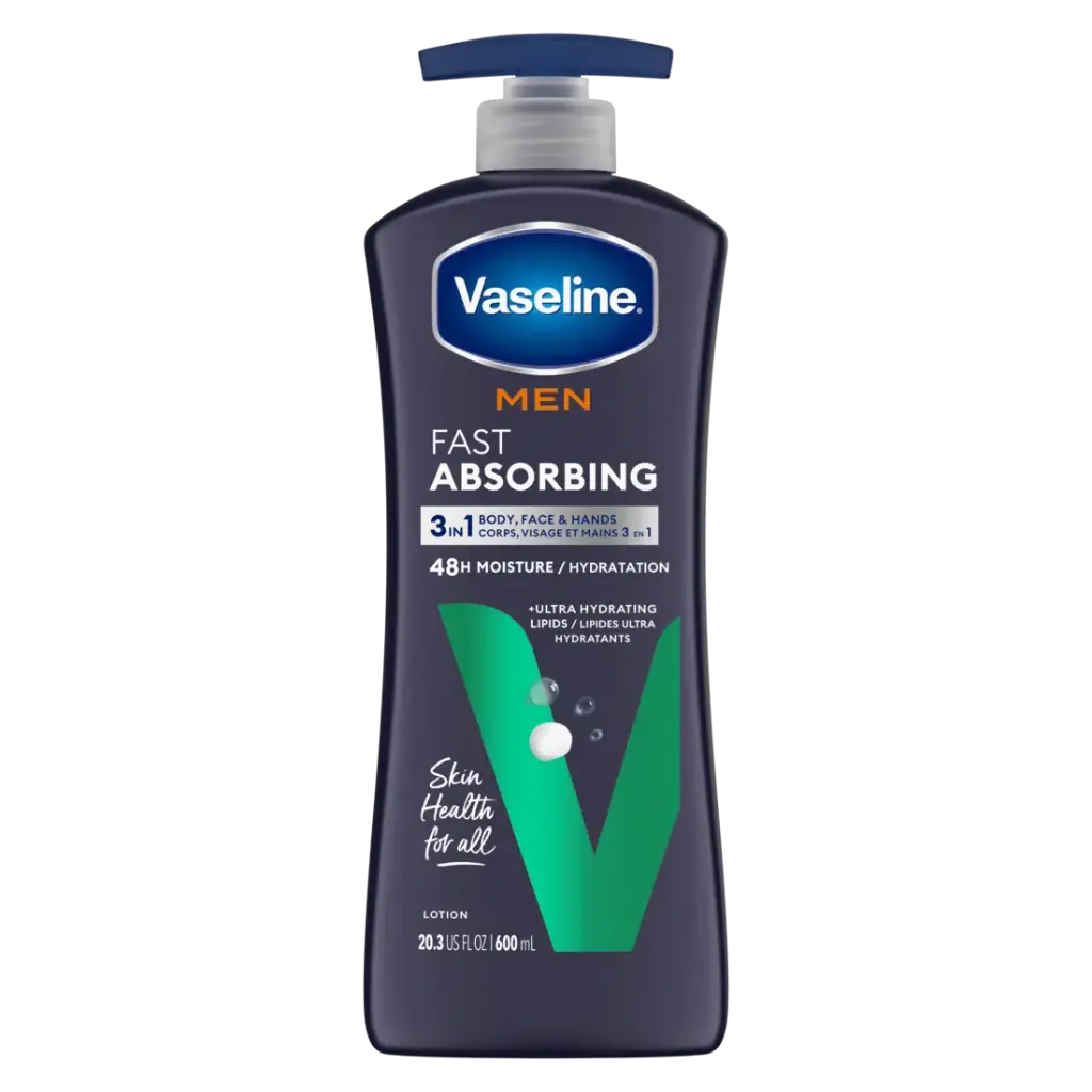 Vaseline  Men 3in1 Fast Absorbing Cream 600ml