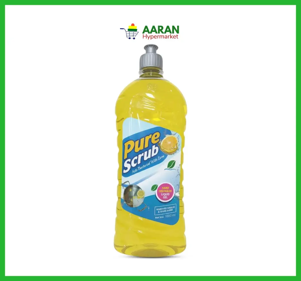 Pure Scrub Lime Hand Dishwash Liquid Gel 1l