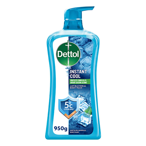 Dettol Instant Cool  Antibacterial Body wash 950g