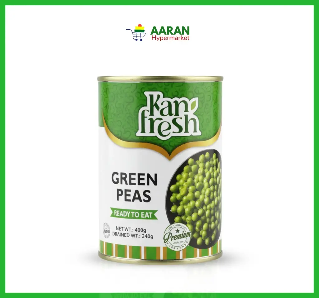 Kan Fresh green peas 400gr  