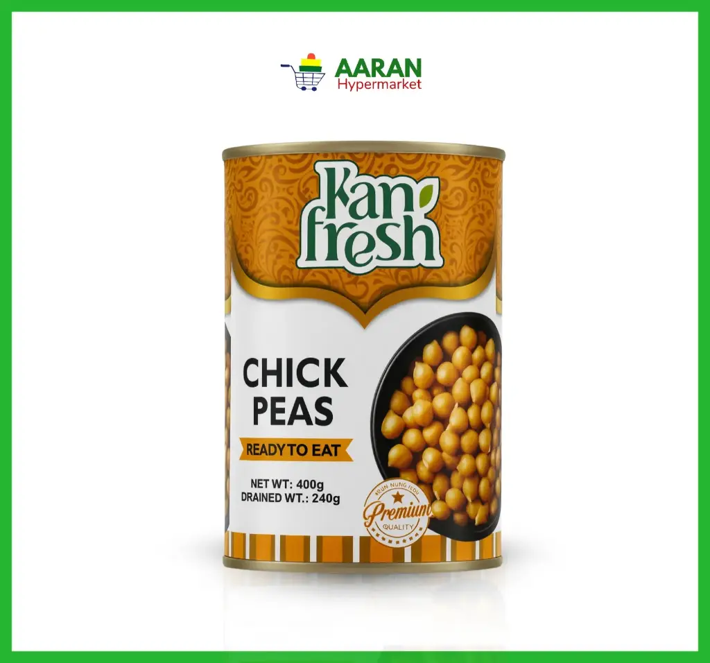 Kan Fresh chick peas 400gr   