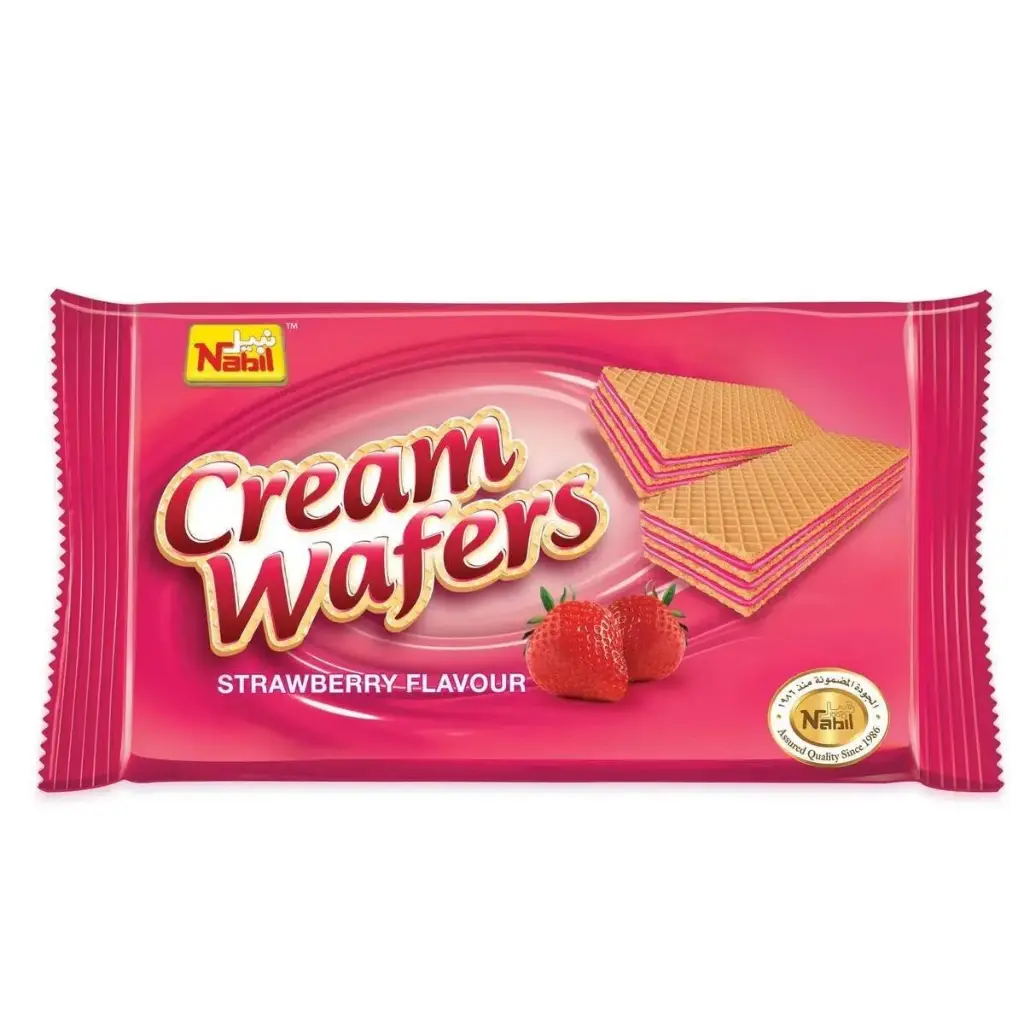 Nabil Cream Wafers strawberry 76g 