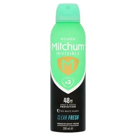 Women Mitchum Clean Fresh Dermatologist Tested 200ml