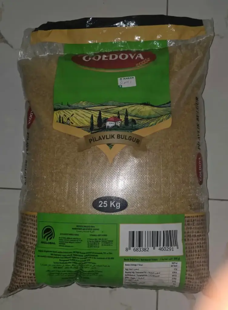 Goldova pilavlik bulgur 25kg