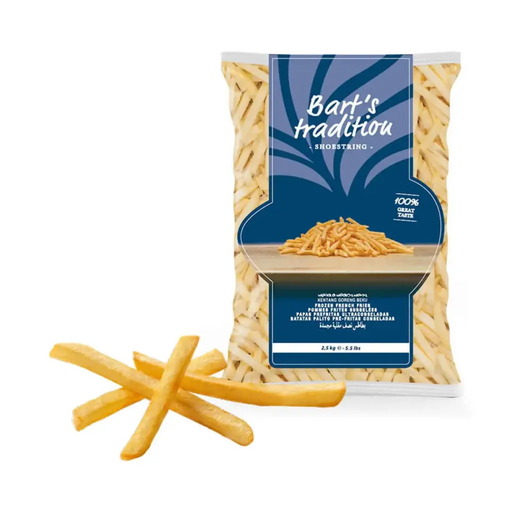 Barts Tradition Frozen Shoestring French Fries 1kg