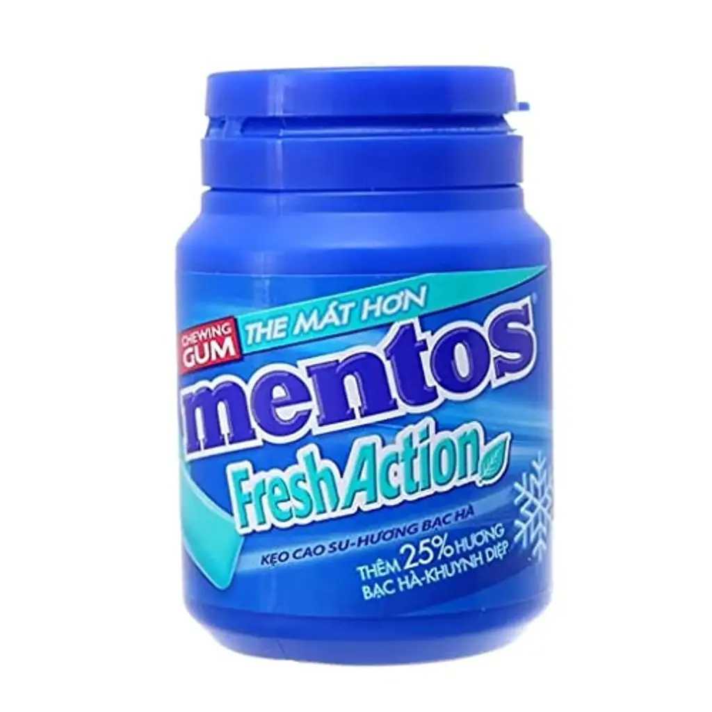 Mentos Fresh Action Chewing Gum 56g