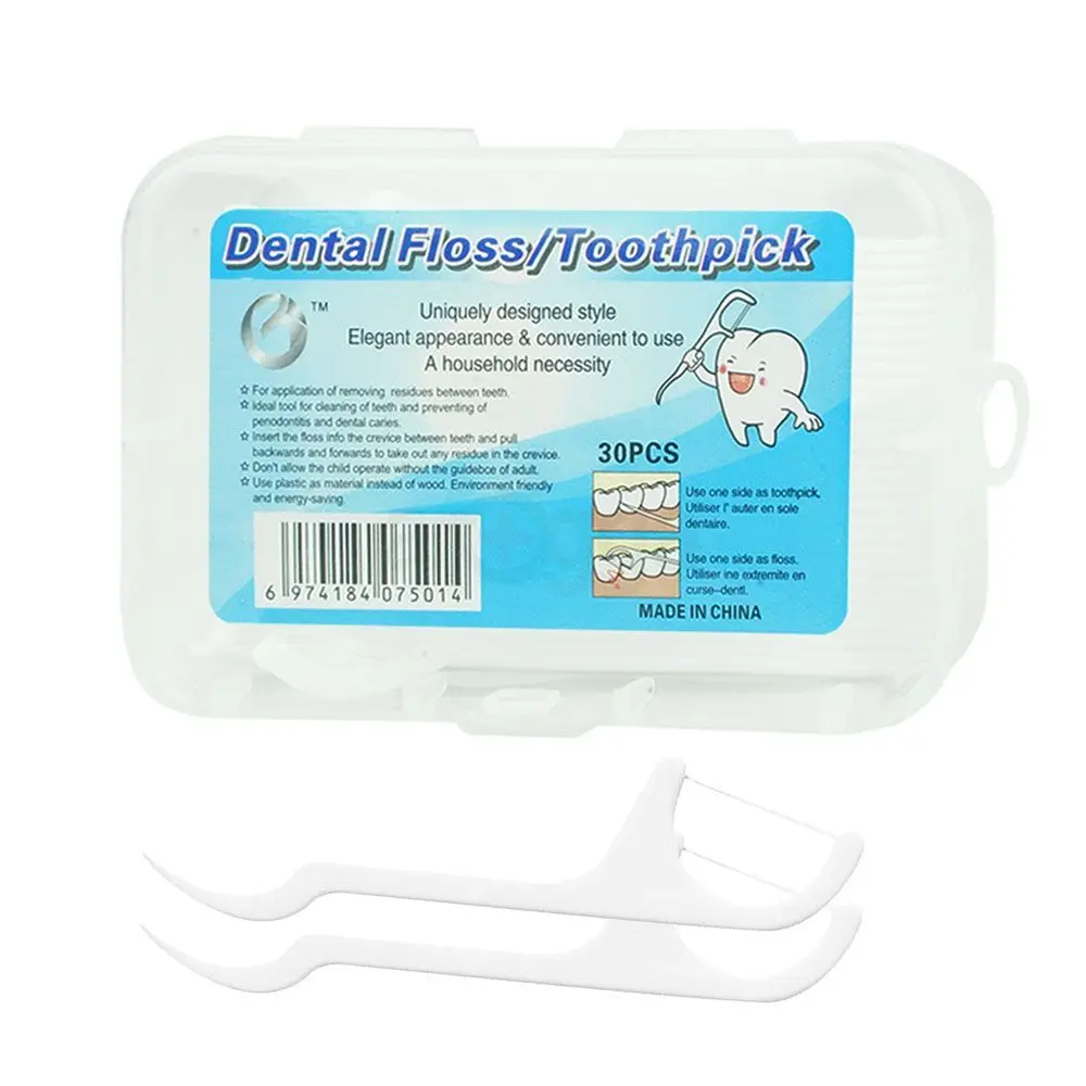 Dental Floss Toothpicks 30 Pcs