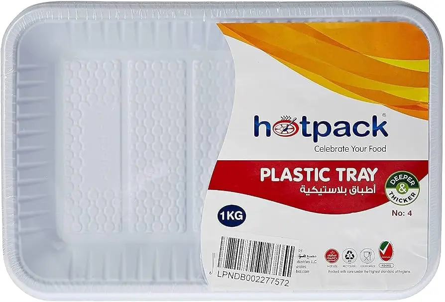 Hotpack Plastic Tray N-4 1Kg pack