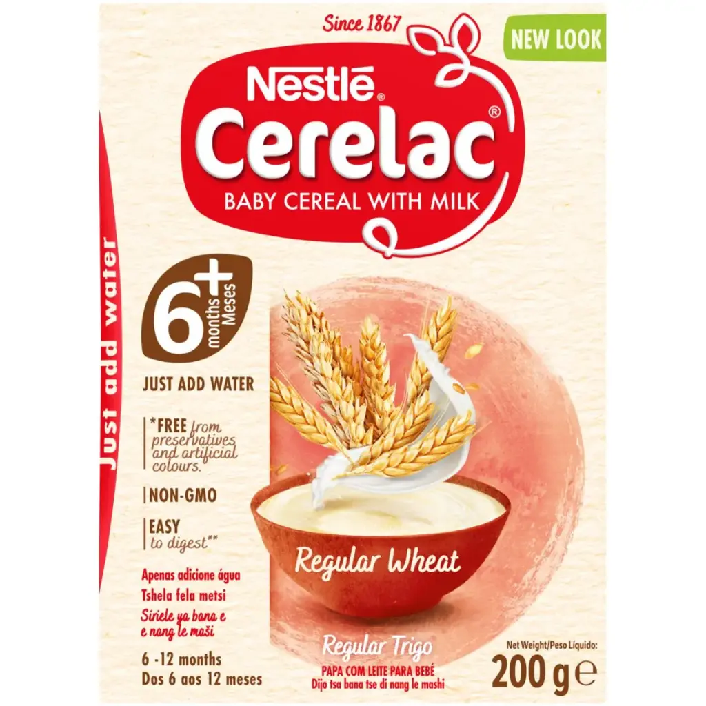 Nestlé Cerelac Regular Wheat Baby Cereal With Milk 200 g