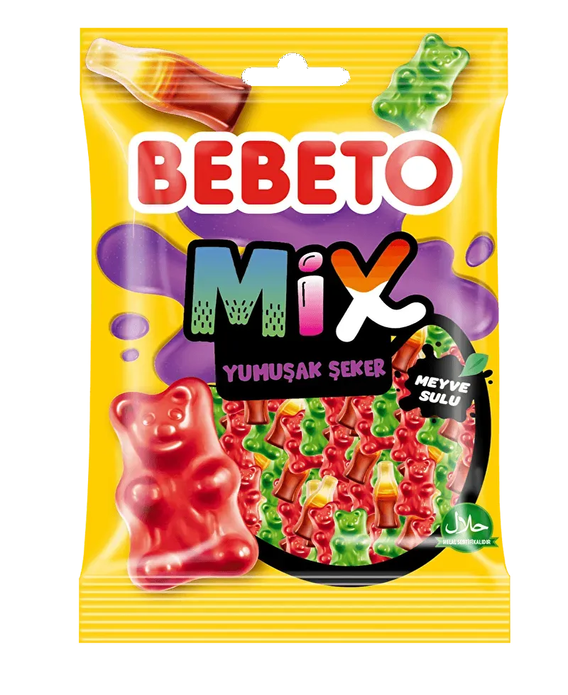 Bebeto Mix Jelly Gum 80g