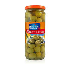 [A00552] American Green Olives Sliced 360g