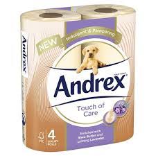 [A00639] Andrex touch of care 4roll