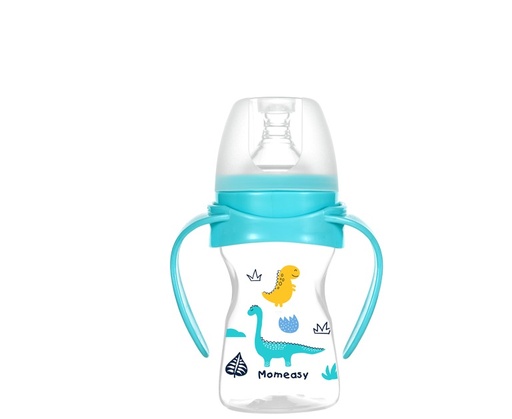 [A00691] Apple Wide Neck Pp Feeding Bottle Whith Handle No:21n-05a203