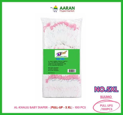 [A01026] Baby Diaper Pull Up 5 Xl (Al-Khaliij) 100Pcs