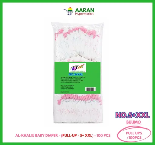 [A01027] Baby Diaper Pull Up 5+ Xxl (Al-Khaliij) 100Pcs