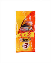 [A01527] Bic sensitive 4+2 pcs