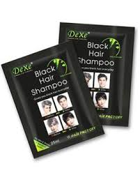 [A01593] Black hair shampoo 25ml
