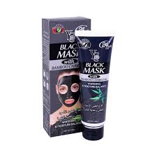 [A01596] Black mask with bamboo charcoal 100g